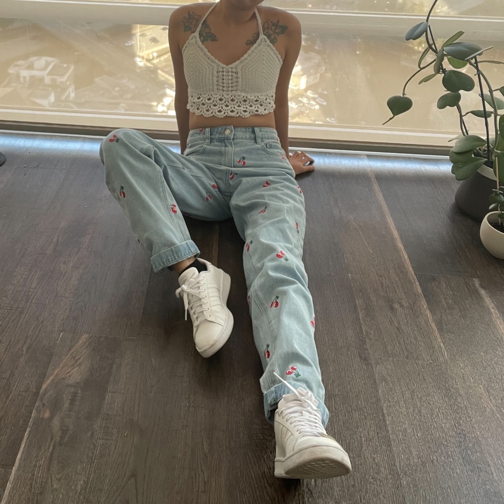 🍒CHERRY DENIM JEANS🍒